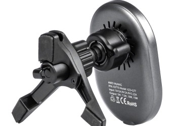 Amio - ΒΑΣΗ ΣΤΗΡΙΞΗΣ ΚΙΝΗΤΟΥ ΓΙΑ ΑΕΡΑΓΩΓΟ ΜΑΓΝΗΤΙΚΗ ΜΕ ΑΣΥΡΜΑΤΗ ΦΟΡΤΙΣΗ QUICK CHARGE 2A MAX15W MY MAG - 1 Τεμ. (03770/AM)