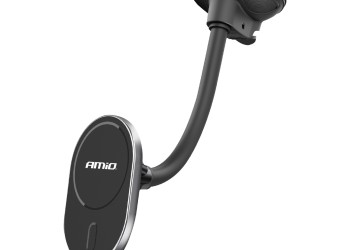 Amio - ΒΑΣΗ ΣΤΗΡΙΞΗΣ ΚΙΝΗΤΟΥ ΓΙΑ ΤΖΑΜΙ/ΤΑΜΠΛΟ ΜΑΓΝΗΤΙΚΗ ΜΕ ΑΣΥΡΜΑΤΗ ΦΟΡΤΙΣΗ QUICK CHARGE 2A MAX15W MY MAG - 1 Τεμ. (03772/AM)