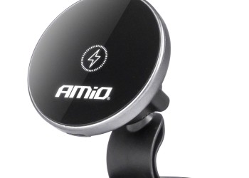 Amio - ΒΑΣΗ ΣΤΗΡΙΞΗΣ ΚΙΝΗΤΟΥ ΜΑΓΝΗΤΙΚΗ ΑΥΤΟΚΟΛΛΗΤΗ (3M) ΜΕ ΑΣΥΡΜΑΤΗ ΦΟΡΤΙΣΗ QUICK CHARGE 2A MAX15W MY MAG - 1 Τεμ. (03774/AM)