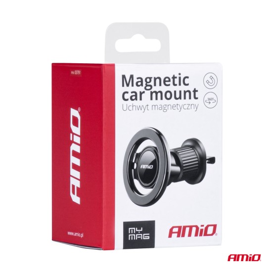 Amio - ΒΑΣΗ ΣΤΗΡΙΞΗΣ ΚΙΝΗΤΟΥ ΜΑΓΝΗΤΙΚΗ ΓΙΑ ΑΕΡΑΓΩΓΟ MY MAG - 1 Τεμ. (03791/AM)