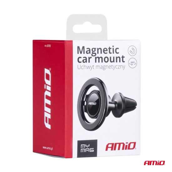 Amio - ΒΑΣΗ ΣΤΗΡΙΞΗΣ ΚΙΝΗΤΟΥ ΜΑΓΝΗΤΙΚΗ ΓΙΑ ΑΕΡΑΓΩΓΟ MY MAG - 1 Τεμ. (03793/AM)