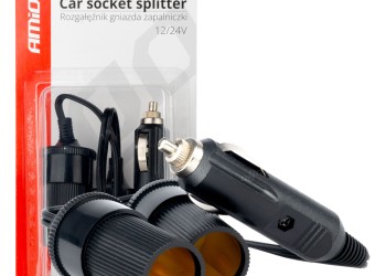 Amio - ΑΝΤΑΠΤΟΡΑΣ ΑΝΑΠΤΗΡΑ ΔΙΠΛΟΣ ΜΕ ΚΑΛΩΔΙΟ 12/24V - 1 τεμ. (03801/AM)