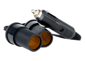 Amio - ΑΝΤΑΠΤΟΡΑΣ ΑΝΑΠΤΗΡΑ ΔΙΠΛΟΣ ΜΕ ΚΑΛΩΔΙΟ 12/24V - 1 τεμ. (03801/AM)