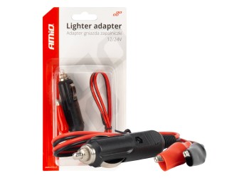 Amio - ΦΙΣ ΑΝΑΠΤΗΡΑ ΜΕ ΚΡΟΚΟΔΕΙΛΑΚΙΑ 12/24V 60cm - 1 ΤΕΜ. (03802/AM)