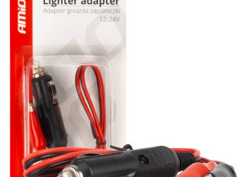 Amio - ΦΙΣ ΑΝΑΠΤΗΡΑ ΜΕ ΚΡΟΚΟΔΕΙΛΑΚΙΑ 12/24V 60cm - 1 ΤΕΜ. (03802/AM)