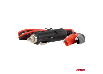 Amio - ΦΙΣ ΑΝΑΠΤΗΡΑ ΜΕ ΚΡΟΚΟΔΕΙΛΑΚΙΑ 12/24V 60cm - 1 ΤΕΜ. (03802/AM)