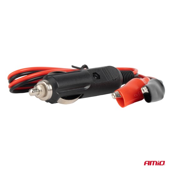 Amio - ΦΙΣ ΑΝΑΠΤΗΡΑ ΜΕ ΚΡΟΚΟΔΕΙΛΑΚΙΑ 12/24V 60cm - 1 ΤΕΜ. (03802/AM)