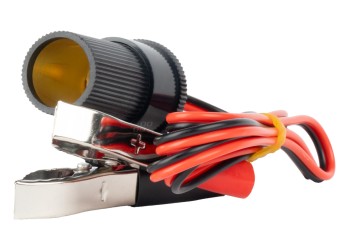 Amio - ΥΠΟΔΟΧΗ ΓΙΑ ΦΙΣ ΑΝΑΠΤΗΡΑ ΜΕ ΚΡΟΚΟΔΕΙΛΑΚΙΑ 12/24V 100cm - 1 Τεμ. (03804/AM)