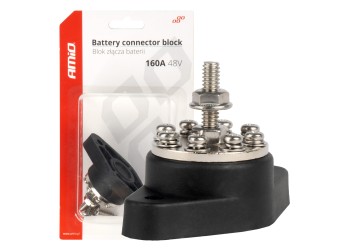 Amio - ΤΕΡΜΑΤΙΚΟ ΑΚΡΟΔΕΚΤΩΝ ΜΟΝΟ 8 ΠΟΛΩΝ 160Α 48V - 1 Τεμ. (03807/AM)