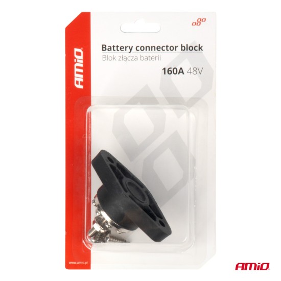 Amio - ΤΕΡΜΑΤΙΚΟ ΑΚΡΟΔΕΚΤΩΝ ΜΟΝΟ 8 ΠΟΛΩΝ 160Α 48V - 1 Τεμ. (03807/AM)