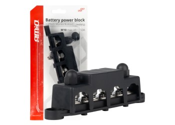 Amio - ΜΠΑΡΑ ΚΑΛΩΔΙΩΝ / ΤΕΡΜΑΤΙΚΟ 4 ΘΕΣΕΩΝ M10 max 48V - 1 Τεμ. (03811/AM)