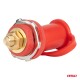 Amio - ΠΟΛΟΣ ΜΠΑΤΑΡΙΑΣ ΘΕΤΙΚΟΣ 3/8'' M10 max.48V 250A ΣΕ ΚΟΚΚΙΝΟ ΧΡΩΜΑ ΜΕ ΚΑΠΑΚΙ - 1 Τεμ. (03814/AM)