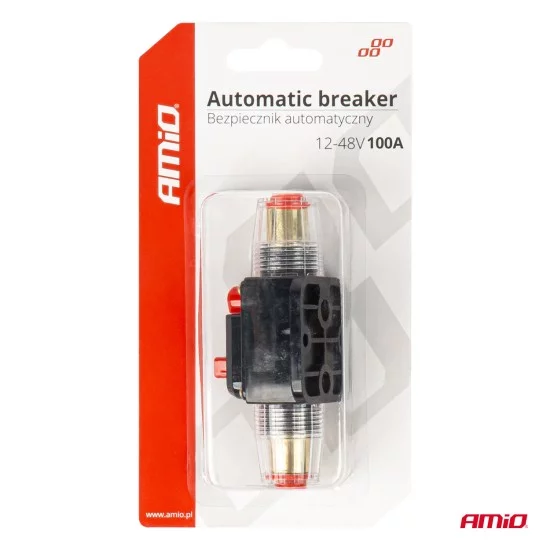 Amio - ΔΙΑΚΟΠΤΗΣ ΑΣΦΑΛΕΙΑΣ ΚΥΚΛΩΜΑΤΟΣ 12/24/36/48V 100A - 1 Τεμ. (03821/AM)