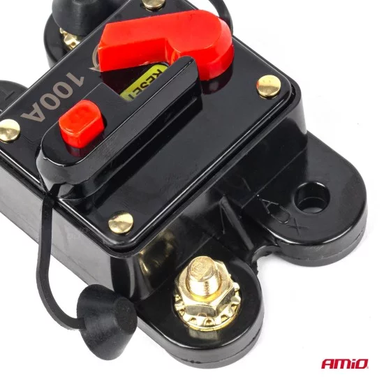 Amio - ΔΙΑΚΟΠΤΗΣ ΑΣΦΑΛΕΙΑΣ ΚΥΚΛΩΜΑΤΟΣ 12/24/36/48V 100A - 1 Τεμ. (03828/AM)