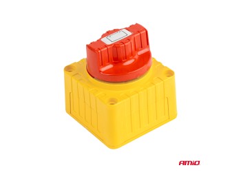 Amio - ΔΙΑΚΟΠΤΗΣ POWER-OFF ΜΠΑΤΑΡΙΑΣ ΣΕ ΒΑΣΗ 12-48V 300A ΜΑΥΡΟ/ΧΡΥΣΟ - 1 Τεμ. (03839/AM)