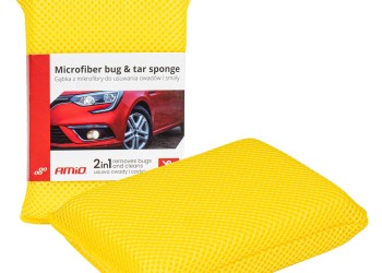 Amio - ΣΦΟΥΓΓΑΡΙ ΓΥΑΛΙΣΜΑΤΟΣ BUG & TAR ΜΙΚΡΟΦΙΜΠΡΑ 2in1 15x10x3cm - 1 ΤΕΜ. (03845/AM)