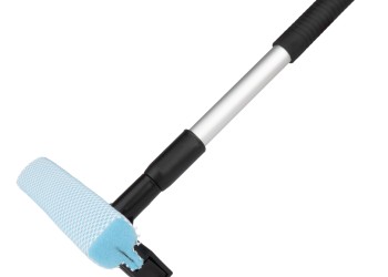 Amio - ΚΑΘΑΡΙΣΤΗΡΑΣ ΤΖΑΜΙΩΝ ΜΕ ΣΦΟΥΓΓΑΡΙ & ΚΟΝΤΑΡΙ ΑΛΟΥΜΙΝΙΟΥ ΤΗΛΕΣΚΟΠΙΚΟ 35-48cm - 1 Τεμ. (03853/AM)