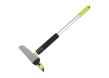 Amio - ΚΑΘΑΡΙΣΤΗΡΑΣ ΤΖΑΜΙΩΝ ΜΕ ΣΦΟΥΓΓΑΡΙ & ΚΟΝΤΑΡΙ ΑΛΟΥΜΙΝΙΟΥ ΤΗΛΕΣΚΟΠΙΚΟ 55-80cm - 1 Τεμ. (03856/AM)