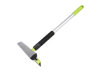 Amio - ΚΑΘΑΡΙΣΤΗΡΑΣ ΤΖΑΜΙΩΝ ΜΕ ΣΦΟΥΓΓΑΡΙ & ΚΟΝΤΑΡΙ ΑΛΟΥΜΙΝΙΟΥ ΤΗΛΕΣΚΟΠΙΚΟ 55-80cm - 1 Τεμ. (03856/AM)