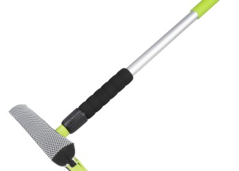 Amio - ΚΑΘΑΡΙΣΤΗΡΑΣ ΤΖΑΜΙΩΝ ΜΕ ΣΦΟΥΓΓΑΡΙ & ΚΟΝΤΑΡΙ ΑΛΟΥΜΙΝΙΟΥ ΤΗΛΕΣΚΟΠΙΚΟ 55-80cm - 1 Τεμ. (03856/AM)