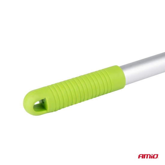 Amio - ΚΑΘΑΡΙΣΤΗΡΑΣ ΤΖΑΜΙΩΝ ΜΕ ΣΦΟΥΓΓΑΡΙ & ΚΟΝΤΑΡΙ ΑΛΟΥΜΙΝΙΟΥ ΤΗΛΕΣΚΟΠΙΚΟ 55-80cm - 1 Τεμ. (03856/AM)