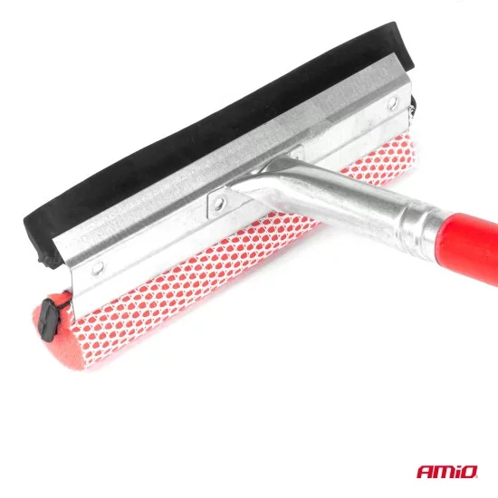 Amio - ΚΑΘΑΡΙΣΤΗΡΑΣ ΤΖΑΜΙΩΝ ΜΕ ΣΦΟΥΓΓΑΡΙ & ΚΟΝΤΑΡΙ ΑΛΟΥΜΙΝΙΟΥ 60cm - 1 Τεμ. (03857/AM)