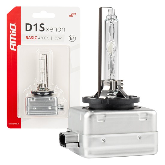 Amio - ΑΝΤΑΛΛΑΚΤΙΚΗ ΛΑΜΠΑ ΧΕΝΟΝ BASIC D1S 12V 4.300k 35W BLISTER CARD - 1 ΤΕΜ. (03863/AM)