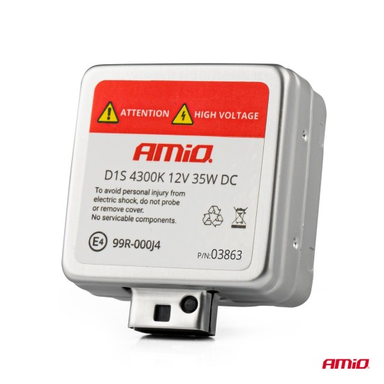 Amio - ΑΝΤΑΛΛΑΚΤΙΚΗ ΛΑΜΠΑ ΧΕΝΟΝ BASIC D1S 12V 4.300k 35W BLISTER CARD - 1 ΤΕΜ. (03863/AM)