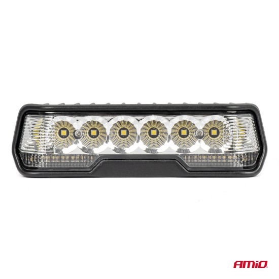 Amio - ΠΡΟΒΟΛΕΑΣ ΟΔΗΓΗΣΗΣ IP67 10-30V - 31W - 4000K - 6 LED 163x45x60 mm 3 ΛΕΙΤΟΥΡΓΙΩΝ - 1 ΤΕΜ. (03866/AM)