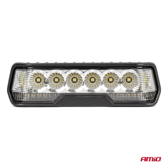 Amio - ΠΡΟΒΟΛΕΑΣ ΟΔΗΓΗΣΗΣ IP67 10-30V - 31W - 4000K - 6 LED 163x45x60 mm 3 ΛΕΙΤΟΥΡΓΙΩΝ - 1 ΤΕΜ. (03866/AM)