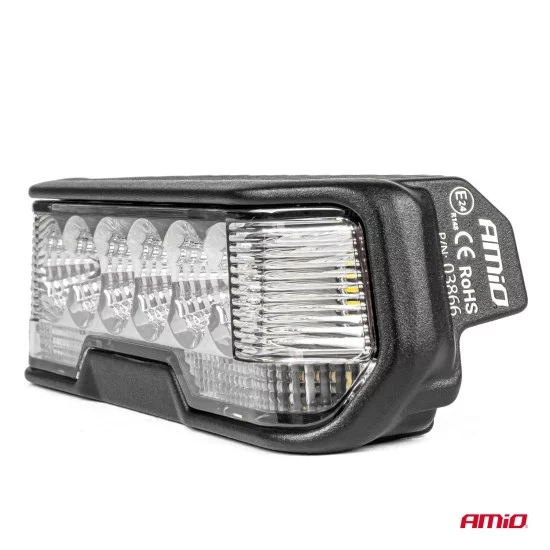 Amio - ΠΡΟΒΟΛΕΑΣ ΟΔΗΓΗΣΗΣ IP67 10-30V - 31W - 4000K - 6 LED 163x45x60 mm 3 ΛΕΙΤΟΥΡΓΙΩΝ - 1 ΤΕΜ. (03866/AM)