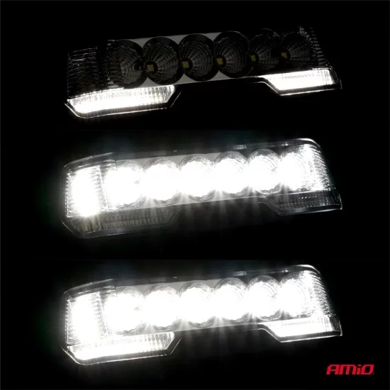 Amio - ΠΡΟΒΟΛΕΑΣ ΟΔΗΓΗΣΗΣ IP67 10-30V - 31W - 4000K - 6 LED 163x45x60 mm 3 ΛΕΙΤΟΥΡΓΙΩΝ - 1 ΤΕΜ. (03866/AM)