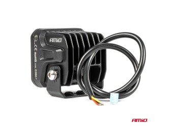 Amio - ΠΡΟΒΟΛΕΑΣ ΟΔΗΓΗΣΗΣ LED PRO IP67 10-30V 18W ΤΕΤΡΑΓΩΝΟΣ 82x78x76mm - 1 ΤΕΜ. (03867/AM)