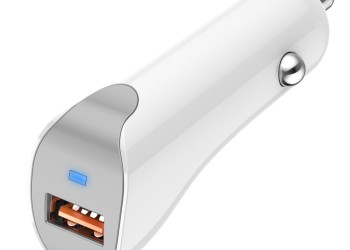 Amio - ΦΟΡΤΙΣΤΗΣ ΑΝΑΠΤΗΡΑ 12/24V ΜΕ 1 ΘΥΡΑ USB 10.5W 5V/2.1A ΛΕΥΚΟΣ - 1 Τεμ. (03873/AM)