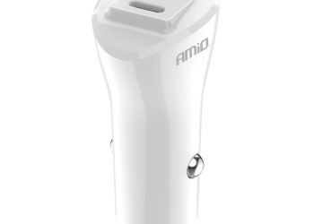 Amio - ΦΟΡΤΙΣΤΗΣ ΑΝΑΠΤΗΡΑ 12/24V ΜΕ 2 ΘΥΡΕΣ 2xUSB-C 40W 5V/3AQC ΤΑΧΕΙΑΣ ΦΟΡΤΙΣΗΣ ΛΕΥΚΟΣ - 1 Τεμ. (03884/AM)