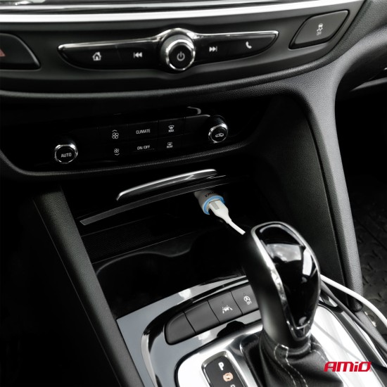 Amio - ΚΑΛΩΔΙΟ ΦΟΡΤΙΣΗΣ ΚΑΙ ΜΕΤΑΦΟΡΑΣ ΔΕΔΟΜΕΝΩΝ ΑΠΟ USB TYPE C ΣΕ USB TYPE C ΣΙΛΙΚΟΝΗΣ 60W 100CM ΛΕΥΚΟ - 1 ΤΕΜ. (03920/AM)