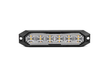 Amio - ΣΤΡΟΜΠΟ 12/24V 6xSMD LED 18W (6x3W) R65 R10 IP68 IP6K9K 122x30mm - 1 ΤΕΜ. (03930/AM)