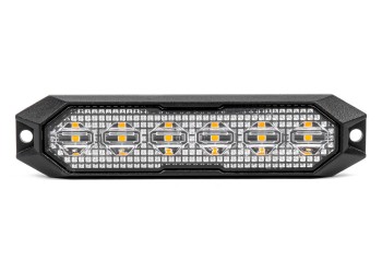Amio - ΣΤΡΟΜΠΟ 12/24V 6xSMD LED 18W (6x3W) R65 R10 IP68 IP6K9K 122x30mm - 1 ΤΕΜ. (03930/AM)