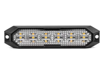 Amio - ΣΤΡΟΜΠΟ 12/24V 6xSMD LED 18W (6x3W) R65 R10 IP68 IP6K9K 122x30mm - 1 ΤΕΜ. (03930/AM)