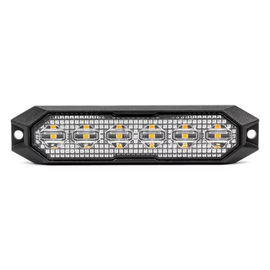 Amio - ΣΤΡΟΜΠΟ 12/24V 6xSMD LED 18W (6x3W) R65 R10 IP68 IP6K9K 122x30mm - 1 ΤΕΜ. (03930/AM)