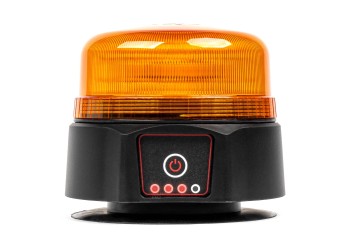 Amio - ΦΑΡΟΣ 12/24V ΠΟΡΤΟΚΑΛΙ 36xSMD LED ΜΑΓΝΗΤΙΚΟΣ ΕΠΑΝΑΦΟΡΤΙΖΟΜΕΝΟΣ ΑΣΥΡΜΑΤΟΣ R65 R10 IP66 123x110mm - 1 ΤΕΜ. (03931/AM)