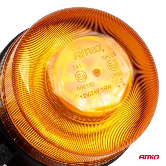 Amio - ΦΑΡΟΣ 12/24V ΠΟΡΤΟΚΑΛΙ 36xSMD LED ΜΑΓΝΗΤΙΚΟΣ ΕΠΑΝΑΦΟΡΤΙΖΟΜΕΝΟΣ ΑΣΥΡΜΑΤΟΣ R65 R10 IP66 123x110mm - 1 ΤΕΜ. (03931/AM)