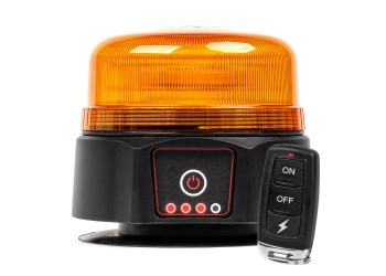 Amio - ΦΑΡΟΣ 12/24V ΠΟΡΤΟΚΑΛΙ 36 LED ΜΑΓΝΗΤΙΚΟΣ ΕΠΑΝΑΦΟΡΤΙΖΟΜΕΝΟΣ ΑΣΥΡΜΑΤΟΣ ΜΕ REMOTE CONTROL 123x110mm - 1 ΤΕΜ. (03932/AM)