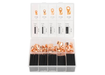 Amio - ΦΙΣΑΚΙΑ/ΣΥΝΔΕΣΜΟΙ/ΑΚΡΟΔΕΚΤΕΣ ΚΑΛΩΔΙΩΝ & ΘΕΡΜΟΣΥΣΤΕΛΛΟΜΕΝΟΙ ΣΩΛΗΝΕΣ/ΜΟΝΩΤΙΚΑ ΚΑΛΩΔΙΩΝ - KIT 80 ΤΕΜ. (03933/AM)