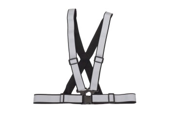 Amio - ΖΩΝΗ ΑΣΦΑΛΕΙΑΣ ΑΝΑΚΛΑΣΤΙΚΗ ΜΕ ΧΙΑΣΤΙ ΤΙΡΑΝΤΕΣ ΜΑΥΡΟ (ΦΩΣΦΟΡΙΖΕ/ΠΟΛΥΕΣΤΕΡΙΚΟ) - 1 ΤΕΜ. (03938/AM)