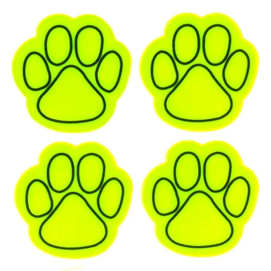 Amio - ΑΥΤΟΚΟΛΛΗΤΑ "ΠΑΤΟΥΣΕΣ" ΚΙΤΡΙΝΟ ΦΩΣΦΟΡΙΖΕ - 4 τεμ. (03940/AM)