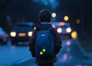 Amio - ΑΥΤΟΚΟΛΛΗΤΑ "ΠΑΤΟΥΣΕΣ" ΚΙΤΡΙΝΟ ΦΩΣΦΟΡΙΖΕ - 4 τεμ. (03940/AM)