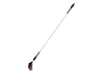 Amio - ΒΟΥΡΤΣΑ ΠΛΥΣΙΜΑΤΟΣ ΜΕ ΤΗΛΕΣΚΟΠΙΚΟ ΚΟΝΤΑΡΙ 171-300cm & ΑΝΤΑΠΤΟΡΑ ΓΙΑ ΠΑΡΟΧΗ ΝΕΡΟΥ​ - 1 TEM. (03952/AM)