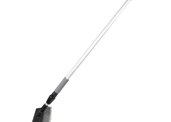 Amio - ΒΟΥΡΤΣΑ ΠΛΥΣΙΜΑΤΟΣ ΜΕ ΤΗΛΕΣΚΟΠΙΚΟ ΚΟΝΤΑΡΙ 97-160cm & ΑΝΤΑΠΤΟΡΑ ΓΙΑ ΠΑΡΟΧΗ ΝΕΡΟΥ​ - 1 TEM. (03953/AM)