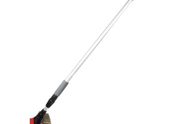 Amio - ΒΟΥΡΤΣΑ ΠΛΥΣΙΜΑΤΟΣ ΜΕ ΤΗΛΕΣΚΟΠΙΚΟ ΚΟΝΤΑΡΙ 97-160cm & ΑΝΤΑΠΤΟΡΑ ΓΙΑ ΠΑΡΟΧΗ ΝΕΡΟΥ​ - 1 TEM. (03955/AM)